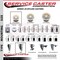 Service Caster 3'' Nylon Wheel Swivel 7/8'' Square Stem Caster Set 2 Brakes, 4PK SCC-SQ20S314-NYS-PLB-78-2-S-2 - alternate 5